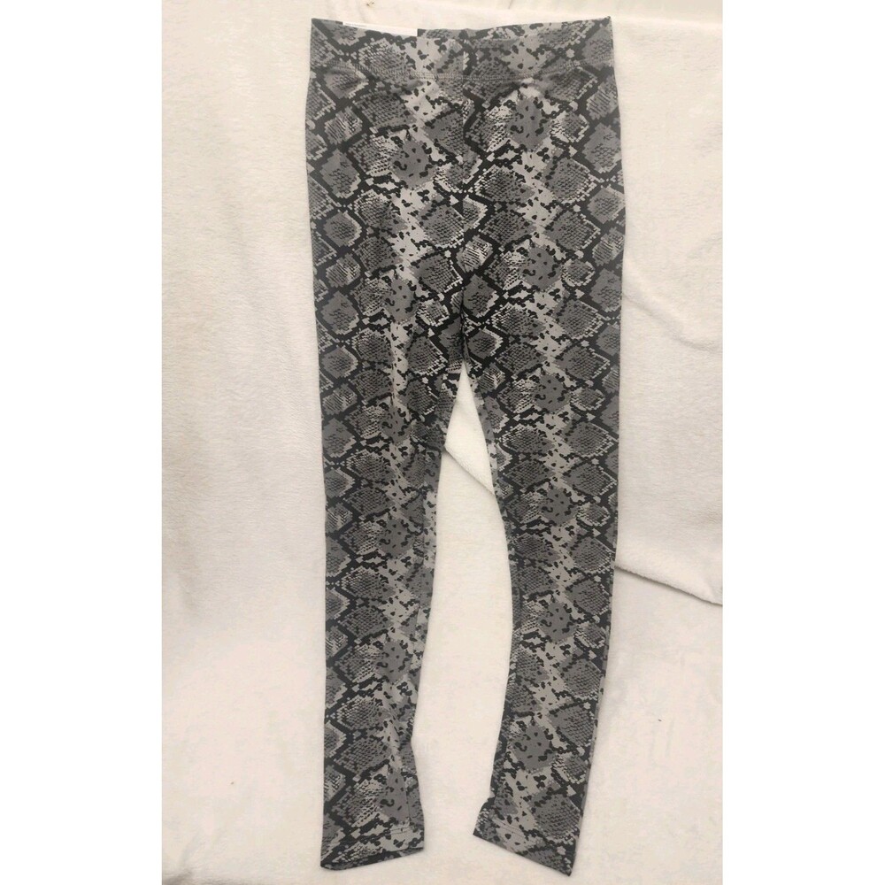Serra Leggings Snake Print Black Gray Small Women Small 4-6 (One Pair)